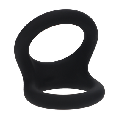 Double O Anillo de Silicona - L - Negro