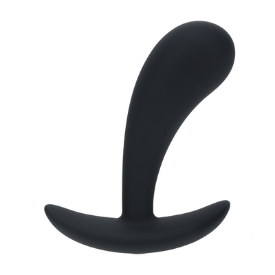 Estimulador Prostático de Silicona Vibrante Plug Anal - S - Negro