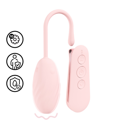 Felicite - Vibrador de Huevo de 10 Funciones - Rosa