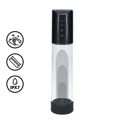 HyperPump - Oplaadbare Penis Pomp - Gun Metal
