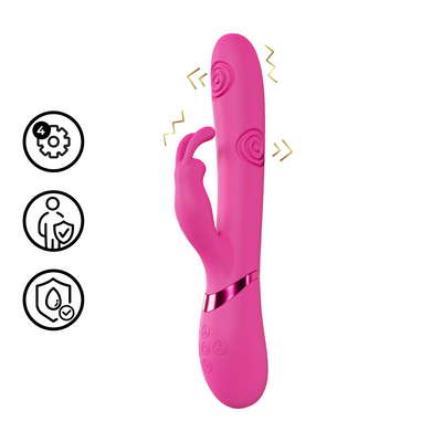 Mimi - G-Spot Vibrerende en Tikkende Konijn - Roze