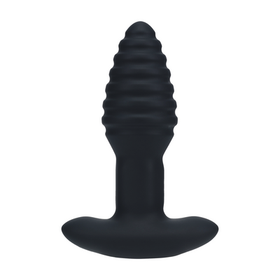 Plug Anal de Silicona Ribeteado