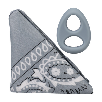 The Code - Anillo de silicona con bandana - Gris