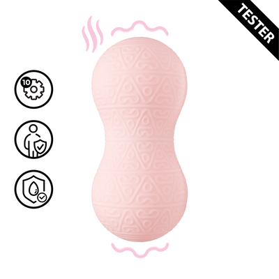 Vibrerende en verwarmende massager - Roze - Tester